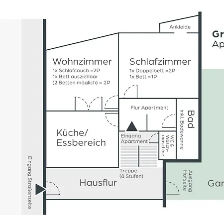 Charmante Altbau-Wohnung zwischen Altstadt und Klinikum mit Parkplatz Greifswald Exterior foto
